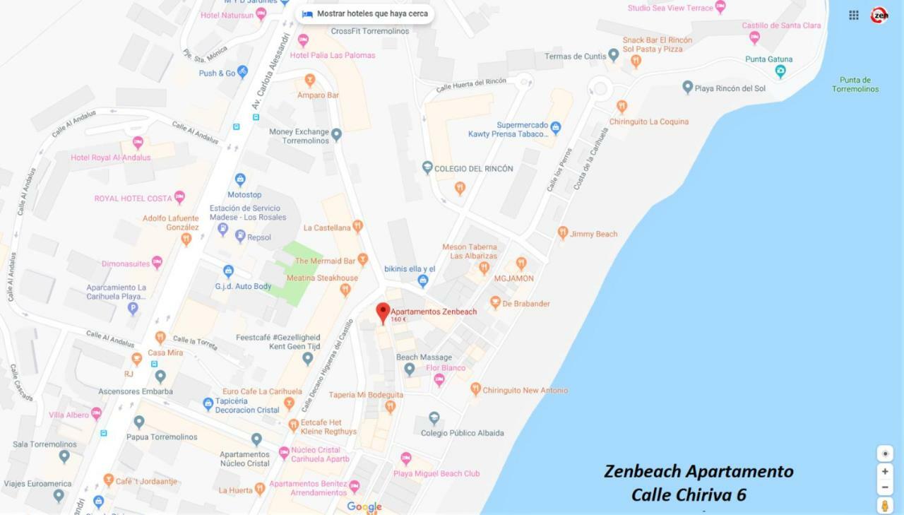 Zenbeach 1A Playa Carihuela Torremolinos Kültér fotó